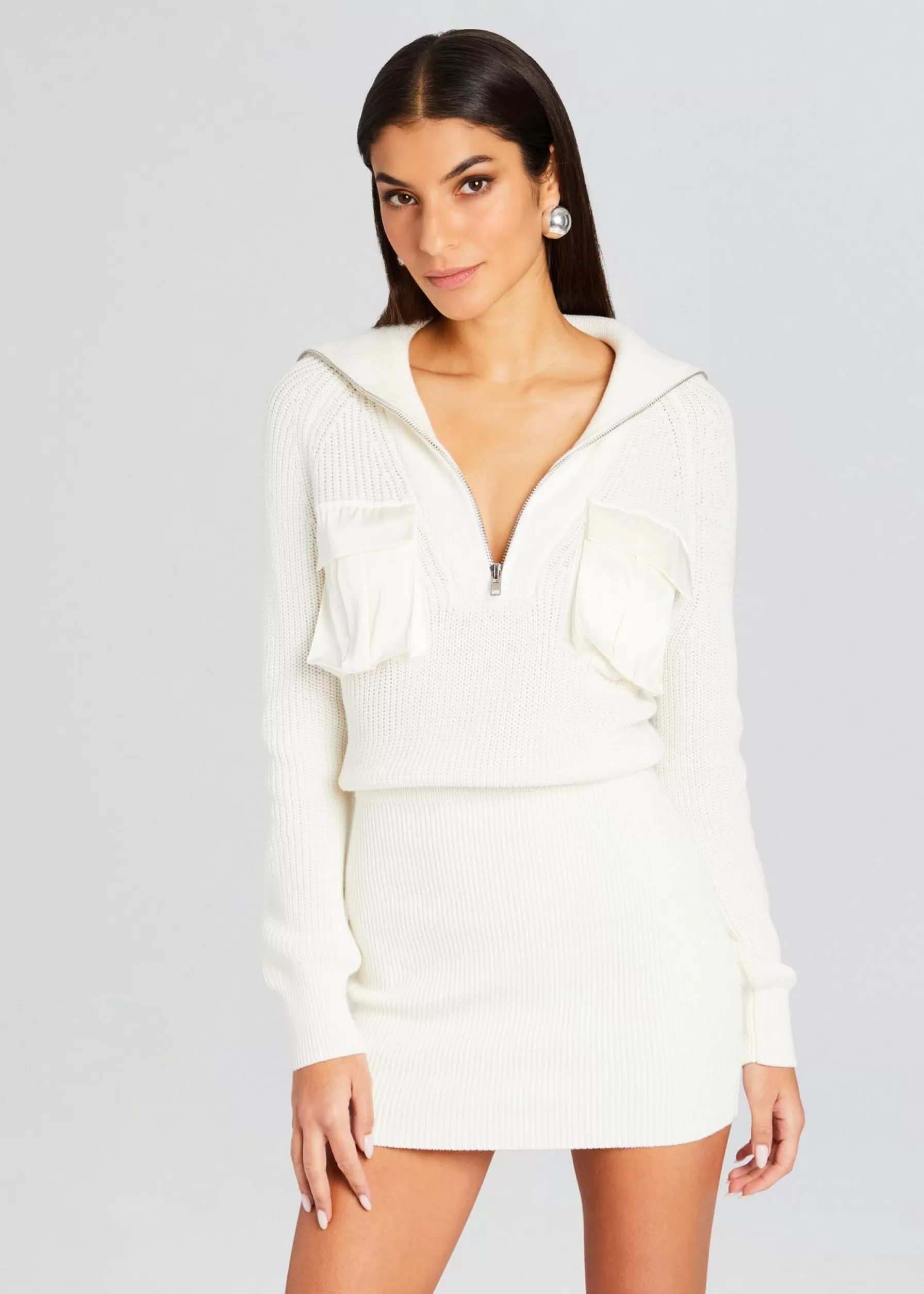 Retrofete Lottie Dress Winter White Flash Sale
