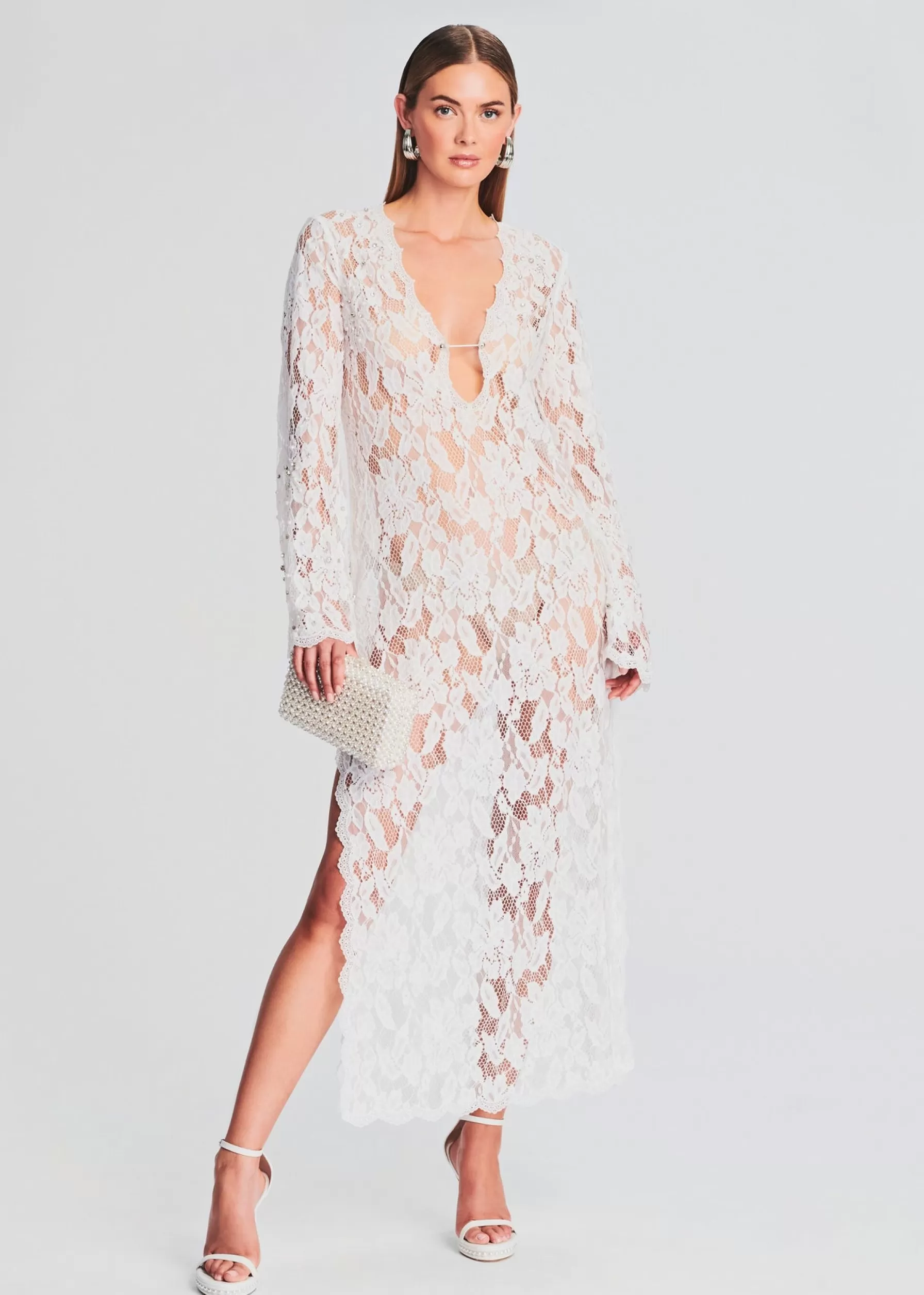 Retrofete Reet Lace Kaftan White Fashion