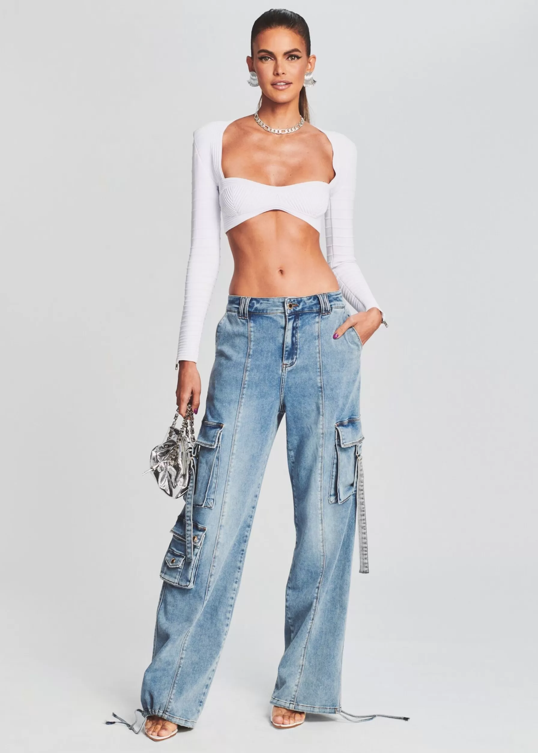 Retrofete Alejandra Cargo Pant Vintage Celeste Online