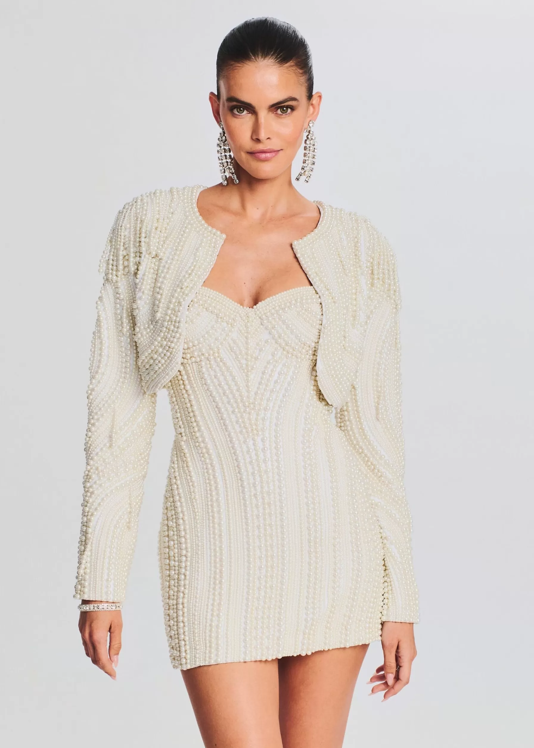 Retrofete Deema Pearl Dress Ivory Shop