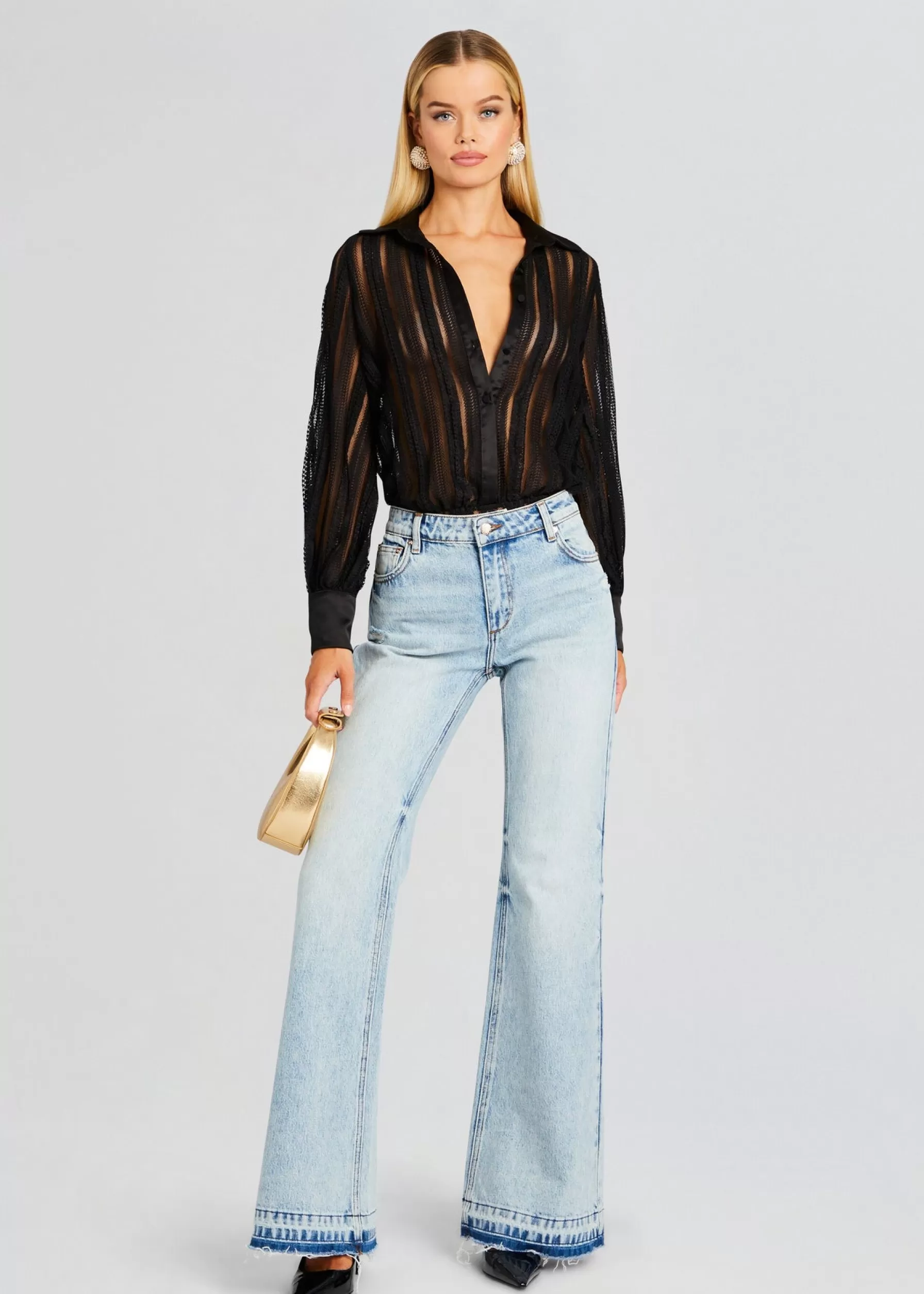 Retrofete Donney Bodysuit Black Sham Cheap