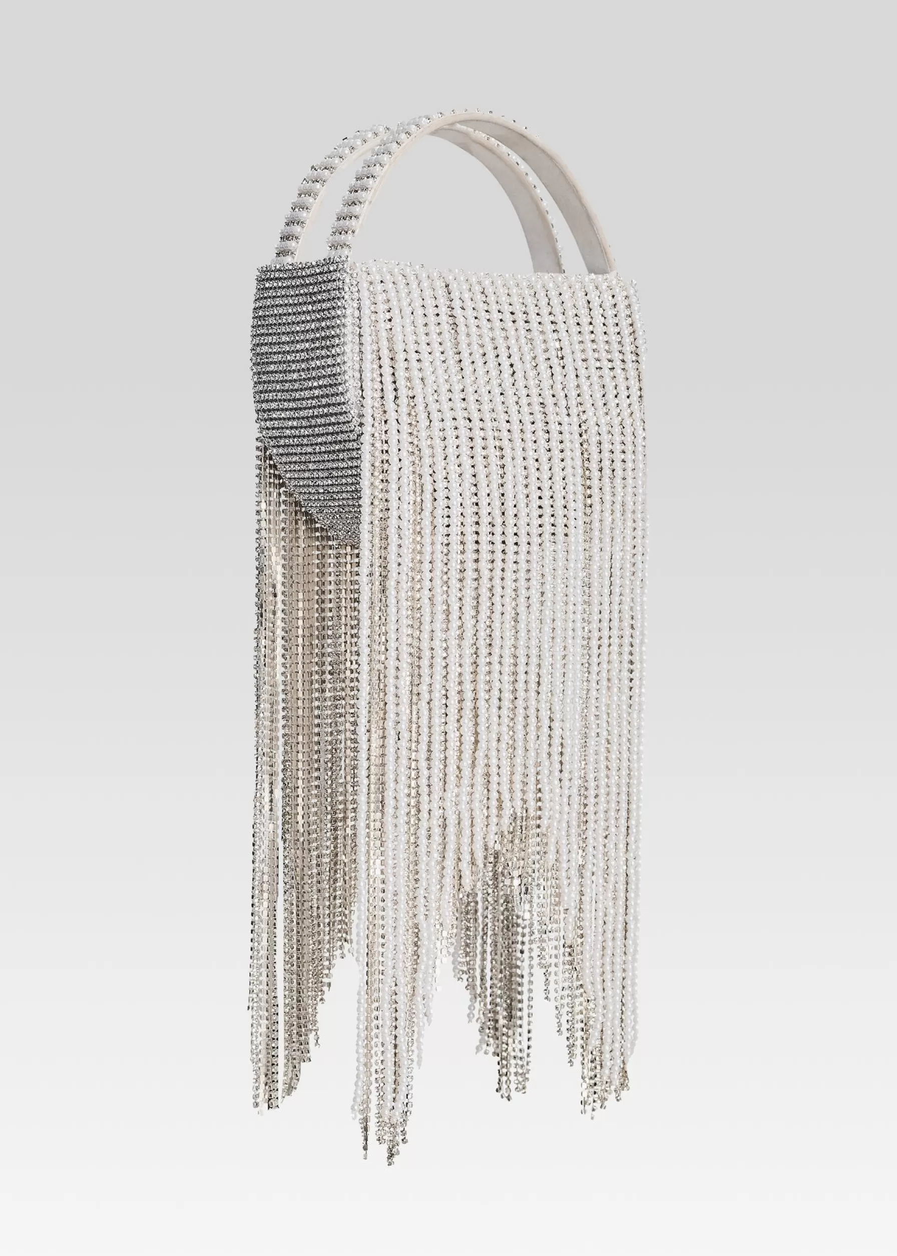 Retrofete Estel Small Pearl Fringe Bag White Pearl Cheap