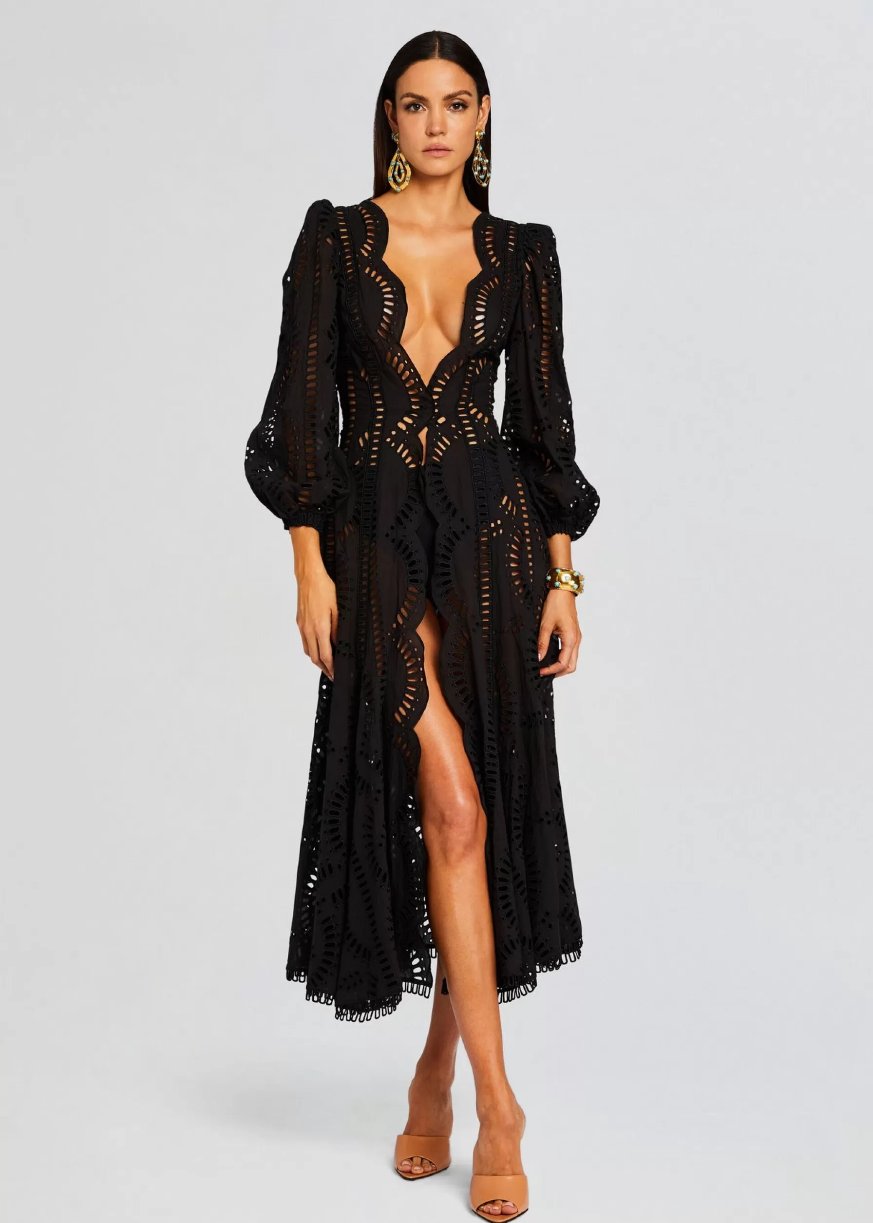 Retrofete Kelyk Kaftan Black Samoa Discount