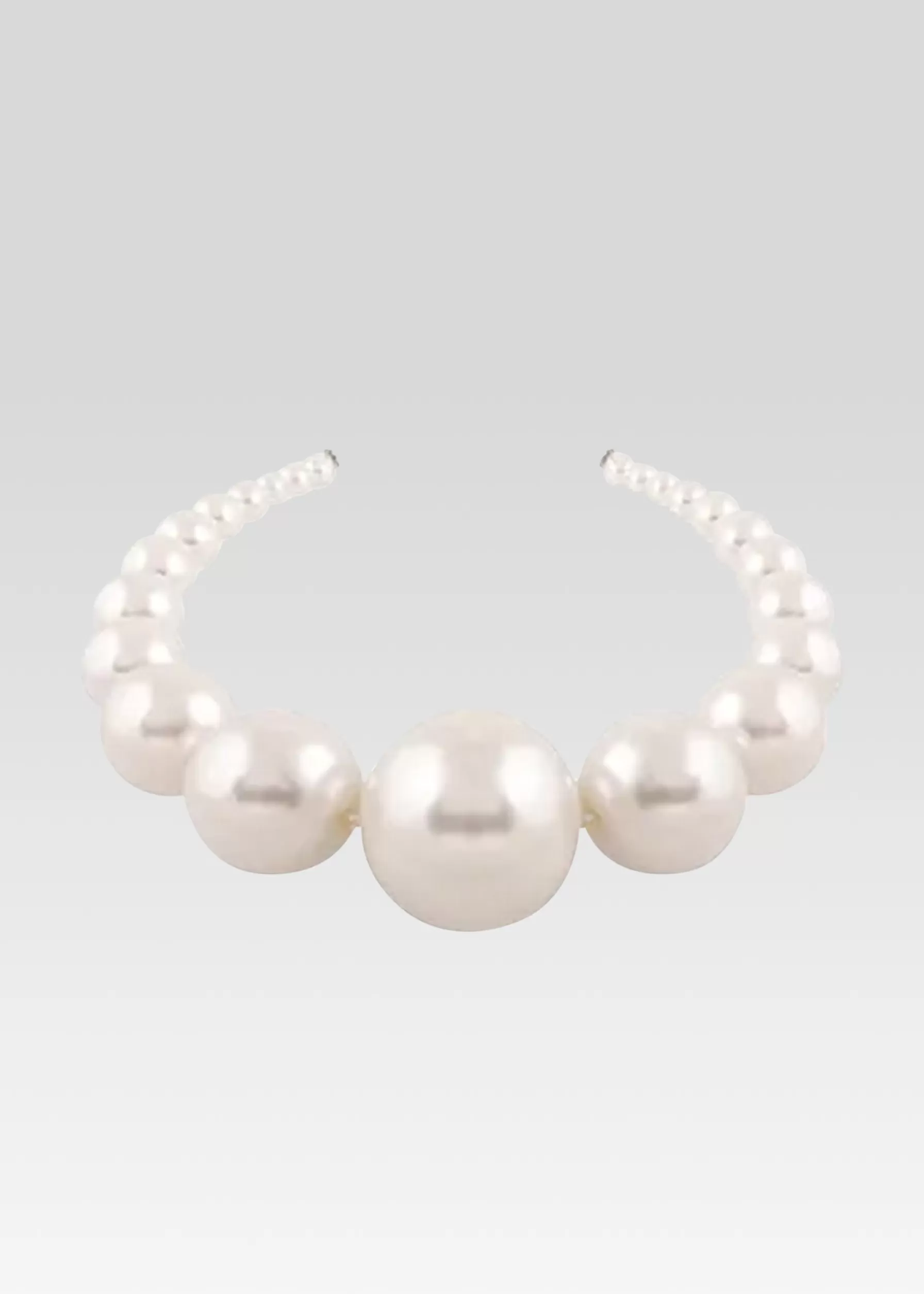 Retrofete Large Venus Pearl Crown Silver Fashion