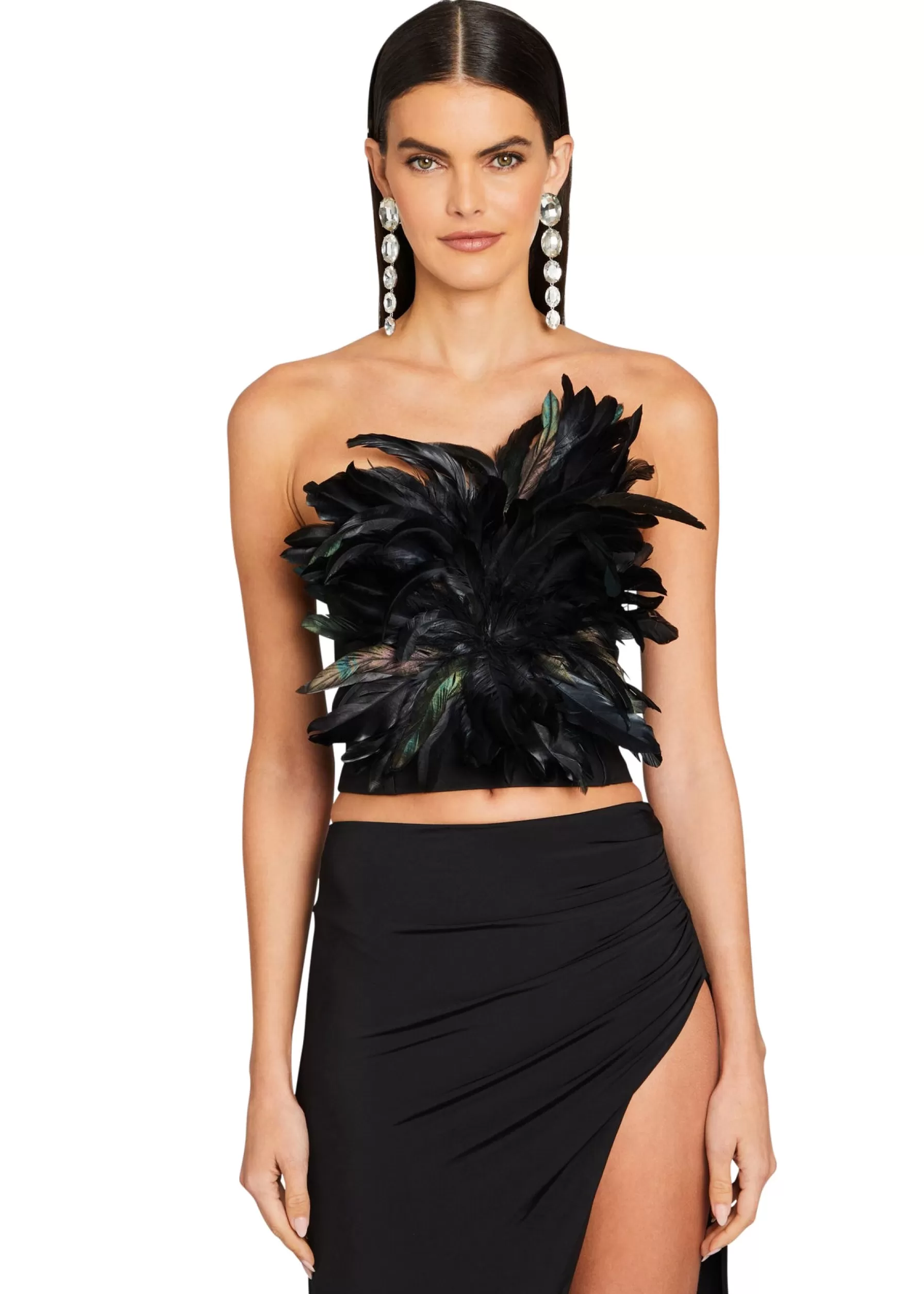 Retrofete Nicki Feather Top Black Cheap