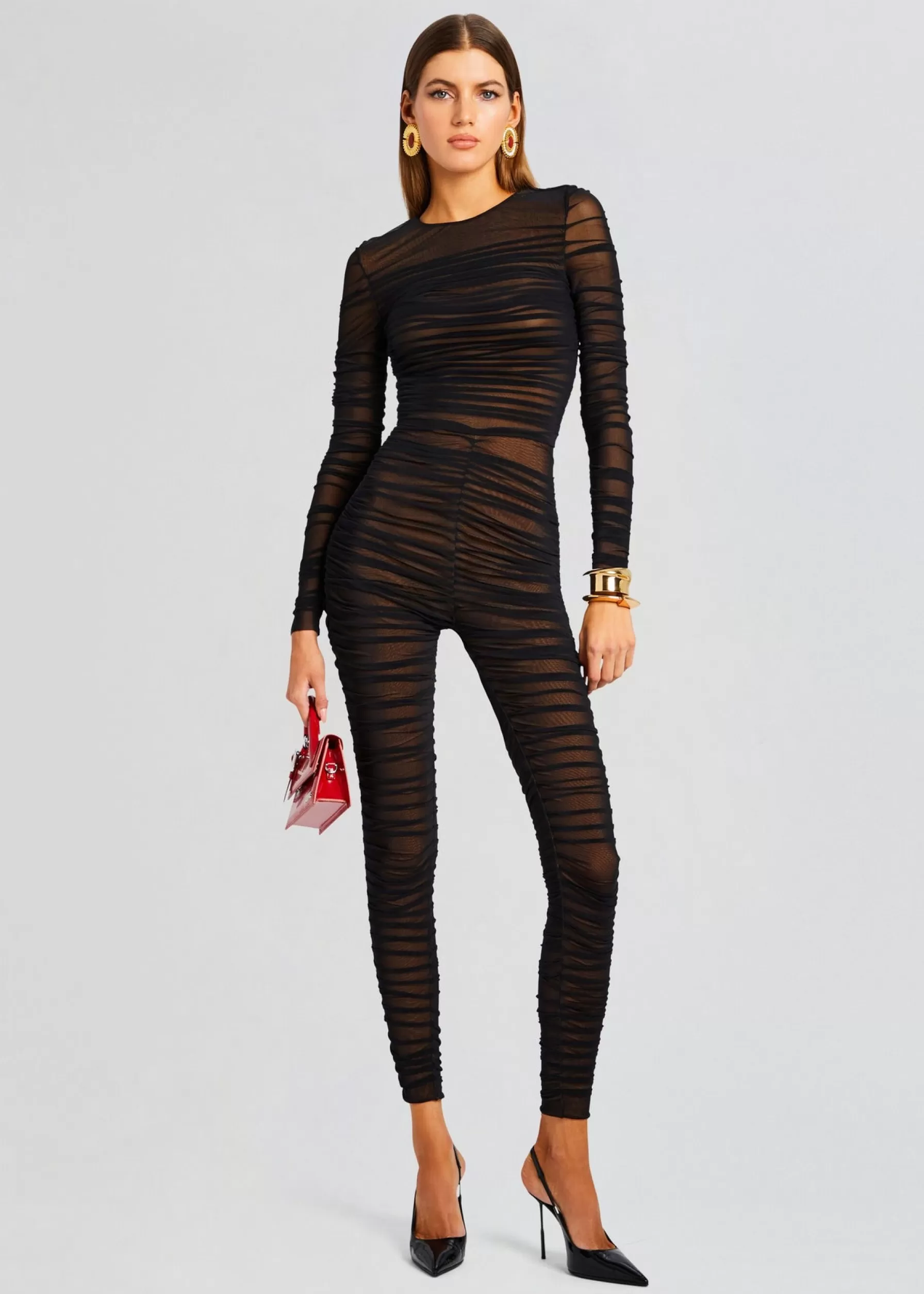Retrofete Virgo Catsuit Black Cheap